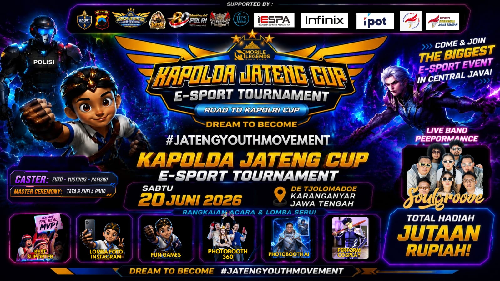 🎮🔥 7 HARI LAGI MENUJU KAPOLDA JATENG CUP 2026! 🔥🎮